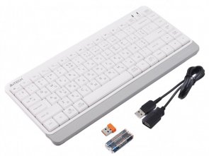 Клавіатура компактна A4tech Fstyler FBK11 White