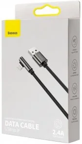 Фото: Кабель Baseus Legend Series Elbow AM / Lightning 1m Black (CALCS-01) № 5 | KTC