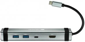 Фото: USB-хаб Canyon 4in1 DS-3 Gray (CNS-TDS03DG) № 3 | KTC