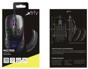 Миша Xtrfy M42 RGB Black (XG-M42-RGB-BLACK)