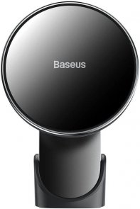 Кріплення для мобільного телефону Baseus Big Energy Car Mount Wireless Charger Black (WXJN-01)