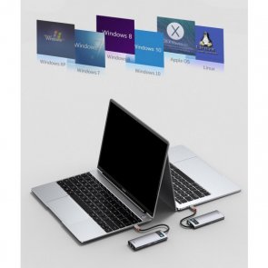 USB-хаб Baseus Metal Gleam Series 6in1 Gray (CAHUB-CW0G)