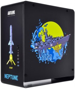 Корпус QUBE Hawk NeptuneUA Black with window (QBX4A_WBNU3PN)