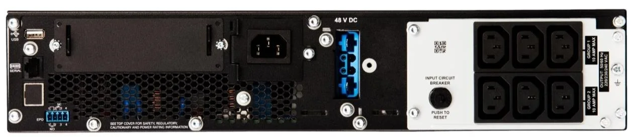 Фото: ДБЖ APC Smart-UPS SRT 1500VA RM with Network Card (SRT1500RMXLI-NC) № 2 | KTC