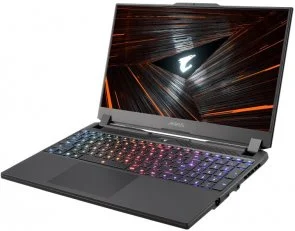 Фото: Ноутбук Gigabyte Aorus 5 Black (AORUS-5_KE4-72RU314SO) - 15.6" IPS 240 Гц / Intel Core i7 / i7-12700H / DDR4 16 ГБ / PCI-E SSD 1 ТБ / GeForce RTX 3060 № 2 | KTC