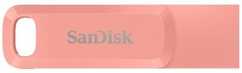  Флешка USB SanDisk Ultra Dual Drive Go Peach (SDDDC3-128G-G46PC)