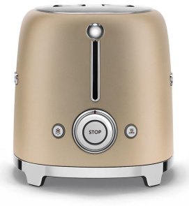 Тостер Smeg Retro Style Matte Champagne (TSF01CHMEU)