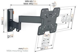 Кронштейн Vogels TVM 3243 Black (3832430)