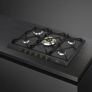 Фото: Газова варильна поверхня Smeg Coloniale Anthracite SRV876AOGH № 3 | KTC