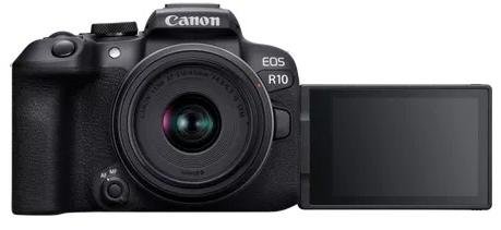 Цифрова фотокамера Canon EOS R10 kit RF-S 18-45 IS STM Black with Adapter EF-RF (5331C033)