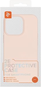  Чохол 2E for Apple iPhone 13 Pro - Basic Liquid Silicone Sand Pink (2E-IPH-13PR-OCLS-RP)