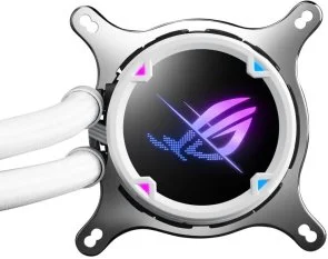 Фото: Система рідинного охолодження ASUS ROG Strix LC II 240 ARGB White Edition № 3 | KTC