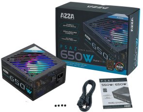 Блок живлення AZZA 650W PSAZ-650W ARGB (PSAZ-650W(ARGB))