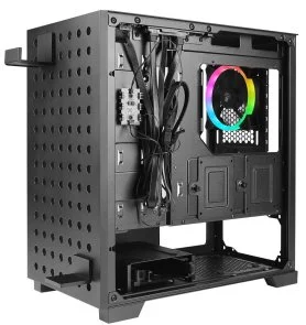 Корпус AZZA Elise Black with window (CSAZ-140)