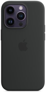 Apple for iPhone 14 Pro - Silicone Case with MagSafe Midnight