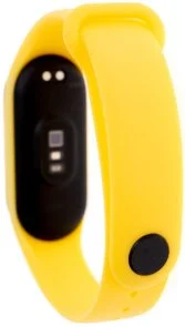 Фото: Ремінець Climber for Xiaomi Mi Band 7 - Silicone Solid Wristbandr Yellow № 3 | KTC