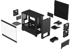 Корпус FRACTAL DESIGN Pop Mini Silent Black (FD-C-POS1M-01)