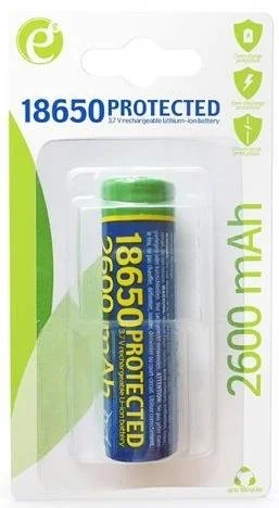 Фото: Акумулятор EnerGenie 18650 2600 mAh Li-Ion із захистом № 2 | KTC