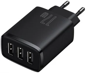 Фото: Зарядний пристрій Baseus Compact Charger 3U 17W Black (CCXJ020101) № 2 | KTC