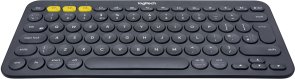  Клавіатура Logitech K380 Multi-Device US/UKR Dark Grey (920-007582)