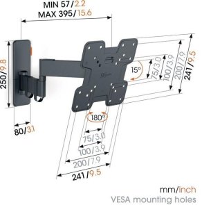  Кронштейн Vogels TVM 1243 Black (1812430)