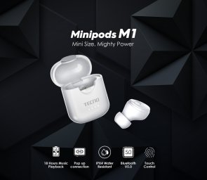 Навушники TECNO Minipods M1 Mono White (4895180759475)