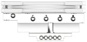Фото: Кулер для процесора ID-COOLING IS-55 ARGB White № 5 | KTC