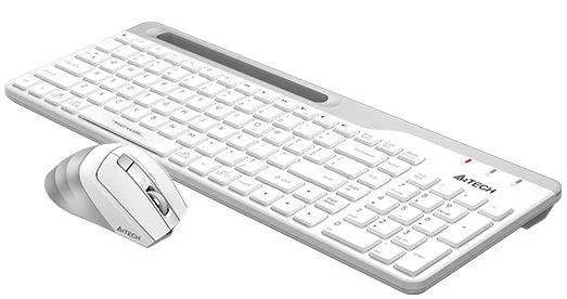 Фото: Комплект клавіатура+миша A4tech FB2535C Icy White № 2 | KTC