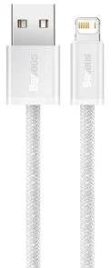 Фото: Кабель Baseus Dynamic Series Fast Charging Data Cable 2.4A AM / Lightning 1m White (CALD000402) № 2 | KTC
