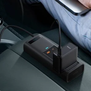 Фото: Інвертор автомобільний Baseus In-car Inverter 150W (220V CN/EU) Black № 5 | KTC