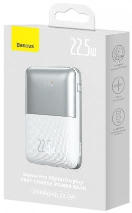 Батарея універсальна Baseus Bipow Digital Display 20000mAh 25W Black (PPBD020301)