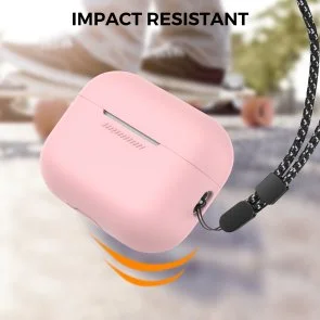 Фото: Чохол for AirPods Pro 2 - Silicon Case DELIDIGI Pink № 7 | KTC