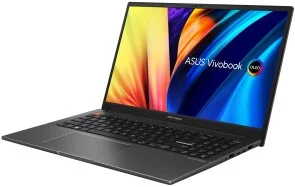 Фото: Ноутбук ASUS Vivobook S 15 OLED M3502QA-L1209 Indie Black - 15.6" OLED 60 Гц / AMD Ryzen 7 / 5800H / DDR4 16 ГБ / PCI-E SSD 512 ГБ / Radeon Graphics № 2 | KTC