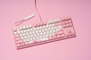 Клавіатура Varmilo VEA87 Sakura R2 Cherry Mx Blue UKR/ENG/RU (A23A027A1A0A17A024)