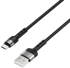 Кабель BOROFONE BX34 AM / Micro USB 1m 2.4A Black (BX34MB)