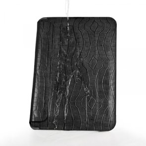 Чохол WIWU Skin Croco Geniunie Leather Sleeve for MacBook Pro 14.2 Black (6936686403993)