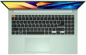 Фото: Ноутбук ASUS Vivobook S 15 OLED M3502QA-L1210 Brave Green - 15.6" OLED 60 Гц / AMD Ryzen 5 / 5600H / DDR4 16 ГБ / PCI-E SSD 512 ГБ / Radeon Graphics № 3 | KTC