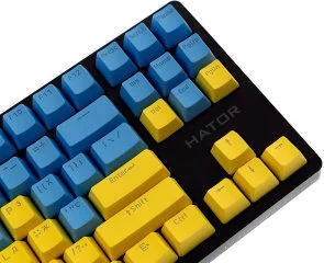 Фото: Клавіатура Hator Rockfall EVO Ukrainian TKL Kailh Optical Black (UKR-HTK-630) № 4 | KTC