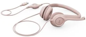 Фото: Гарнітура Logitech H390 USB Rose (981-001281) № 5 | KTC