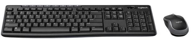 Комплект клавіатура+миша Logitech MK270 Combo Wireless Us/Ukr Black (920-004509)