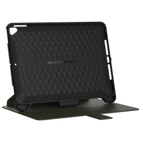 Чохол для планшета UAG for Apple iPad 10.2 2019 - Scout Folio Black/Olive (12191I114072)