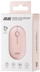 Миша 2E MF300 Silent Wireless Mallow Pink (2E-MF300WPN)