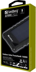 Батарея універсальна Sandberg Outdoor Solar Powerbank 16000mAh (420-35)