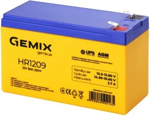 Фото: Батарея для ДБЖ Gemix HR1209 Orange № 3 | KTC