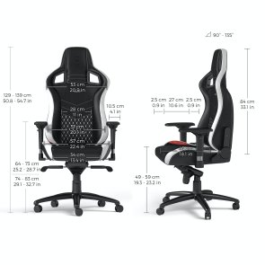 Крісло Noblechairs Epic Series Black/White/Red (GAGC-034)