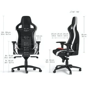 Фото: Крісло Noblechairs Epic Real Leather Black/White/Red (GAGC-034) № 11 | KTC