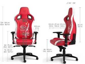 Фото: Крісло Noblechairs Epic Fallout Nuka-Cola Edition (NBL-PU-FNC-001) № 9 | KTC