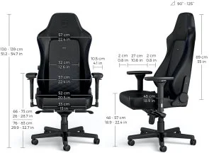 Фото: Крісло Noblechairs Hero Black/Blue (GAGC-115) № 11 | KTC