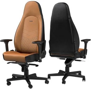 Фото: Крісло Noblechairs Icon Leather Cognac/Black (GAGC-091) № 4 | KTC