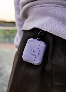 Фото: Чохол iTSkins for AirPods Pro 2 - Spectrum R Solid Light Purple № 7 | KTC